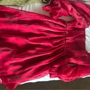 Ted Baker Scarlet Red Textured Dress